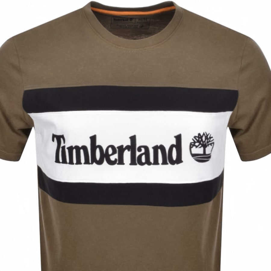Alternative Image for ProductTimberland Logo T Shirt Green2
